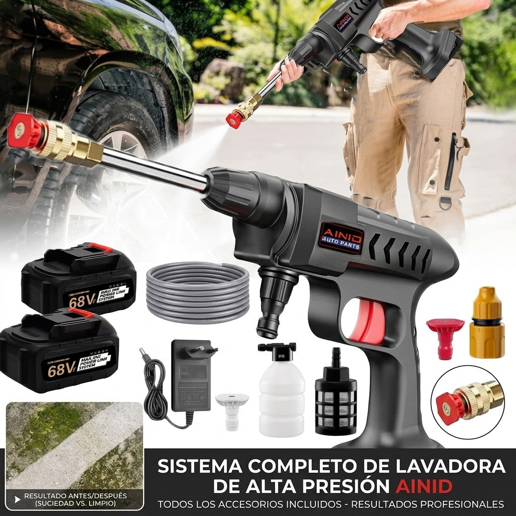 Pistola de pulverización a batería 200W