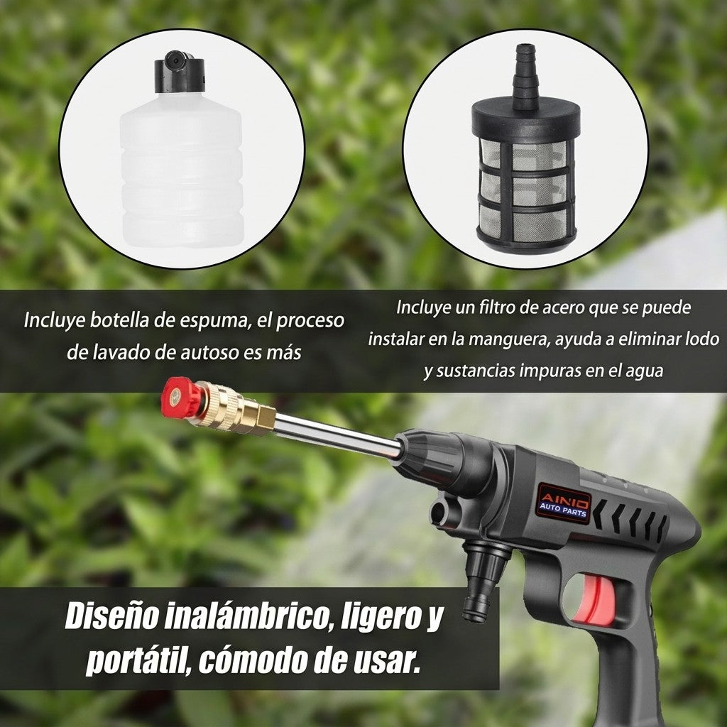 Pistola de pulverización a batería 200W